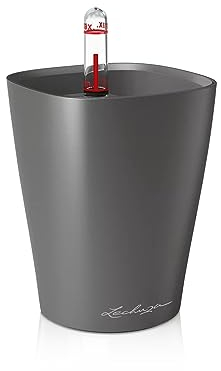 LECHUZA Mini-DELTINI Antracita Metalizada 14949