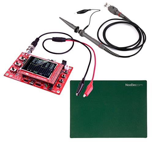 Oscilloscope JYETech 'DSO 138' Kit de Bricolage avec Sonde à 100MHz, Sonde de Clip et Tapis de Silicone (ESD-Safe)