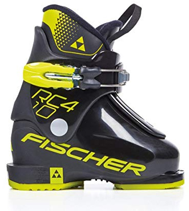 Fischer Sports RC4 10 Jr.Thermoshape Botas de esquí, Unisex niños, Negro, 15.5