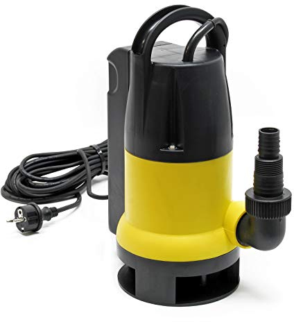 Wiltec Pompa sommersa acque nere 8000 l/h 400 w prevalenza 5 m Elettropompa a immersione