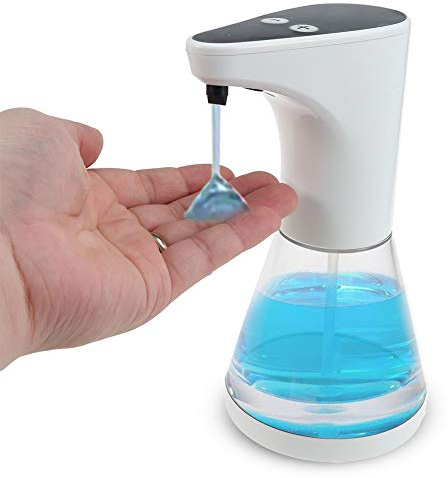 Dispenser automatico di sapone da 480 ml, dispenser di liquidi ABS touchless per disinfettante per saponi da bagno