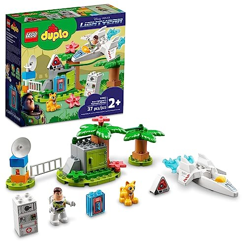 LEGO DUPLO Disney and Pixar Buzz Lightyear’s Planetary Mission 10962, Space Toys for Toddlers, Boys & Girls 2 Plus Years Old with Spaceship & Robot Figure