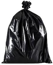 Bolsas de basura extra grandes para uso comercial, resistente, 240 litros, color negro