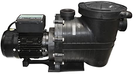 Productos QP, Bomba Liberty, Bomba de Filtro para Piscinas, Ideal para Piscinas Privadas, Bomba centrífuga Auto aspirante, Filtro 750mm, Bomba 1 HP, Negro
