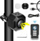 Towwoo Fahrrad Alarmanlage mit Fernbedienung Drahtlose, 110dB Lauter Diebstahlsicherung, IP65 Wasserdicht, USB C Wiederaufladbar, Anti-Diebstahl Alarm für Fahrrad Motorrad Auto Roller