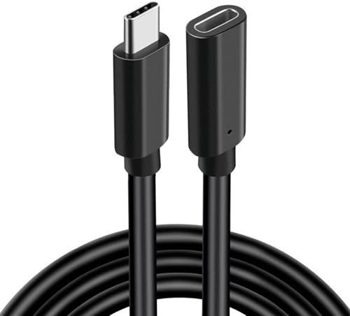 Usb C Verlängerung 1m10Gpbs/100W Übertragung USB 3.1 Usbc Verlängerung 1m | Schnelles Laden,Verlängerung Usb C Stecker auf Buchse,für Computer, Tablet, Typ C Handy