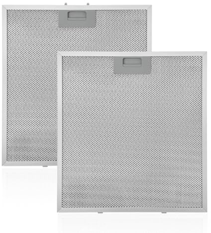 WA0575 Range Hood Filter 14-3/8 x 13-1/2 Compatible with Vissani 30-inch Pyramid or Wall Mount Range Hood, 5-Layer Aluminum Mesh Vent Filter (2 Pack)