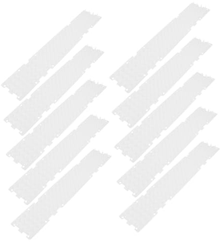MERRYHAPY 10 Stück Teiliges Transparentes Katzenabwehr Matte mit Spikes Zuschneidbar Langlebig Einsetzbar für Garten Balkon Fensterbank Effektiver Schutz gegen Katzen Vögel und Tiere