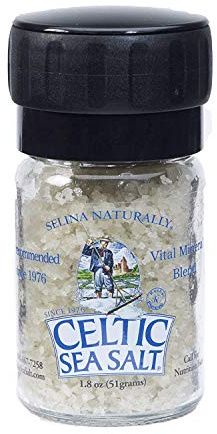 Celtic Sea Salt, Mini Salt Grinder, with Light Grey Celtic, 1.8 oz (51 g)