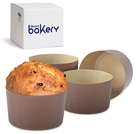DECORA 0320158 CF 20 MOLDES DE Papel para PANETTONE 750 G
