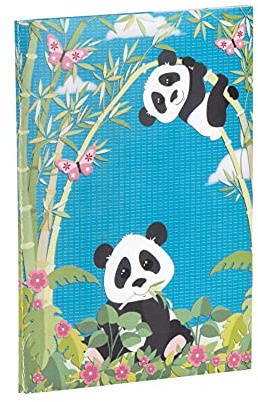 Rössler Papier 11701330000 - Briefpapierpack Panda, 165x235 & 90x177 mm, 10 Blätter & 10 Briefumschläge