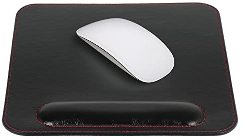 Londo Tapis de Souris en Cuir PU avec Repose Poignet - Ergonomique Confort Tapis de Souris