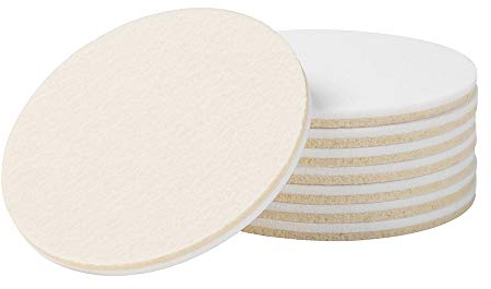 luxdag Filzuntersetzer für Gläser & Tassen (Farbe & Größe wählbar) - Untersetzer für Getränke zweifarbig - Tischschoner für Küche, Wohnzimmer & Bar