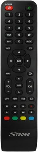 STRONG Télécommande d'origine pour récepteur boitier TV modéle SRT7402 & SRT7403