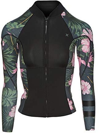 Hurley W ADV Plus 1/1Mm Zip Jacket Chaqueta Neopreno, Women's, Antracita, X Small