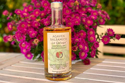 Pfefferbraut Agaven Balsamico La Caluga Obstessig mit Agavendicksaft 5% Säure - 350 ml