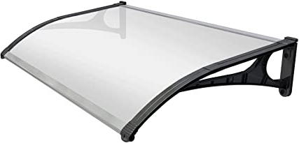 SmartSun Marquise Evoke aluminium 120x80cm. Panneau solide ultra résistant 2,7mm d'épaisseur. Protection de porte de toit chapiteau