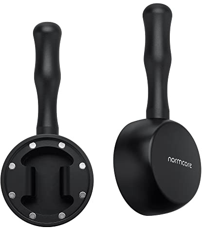 Normcore Snap-On Magnets Steam Lever V2 - Disassembly-Free Steam Lever Fit Breville Sage Barista Pro BES878BSS Espresso Machines - Anodized Aluminum with 8 Neodymium Magnets, Black