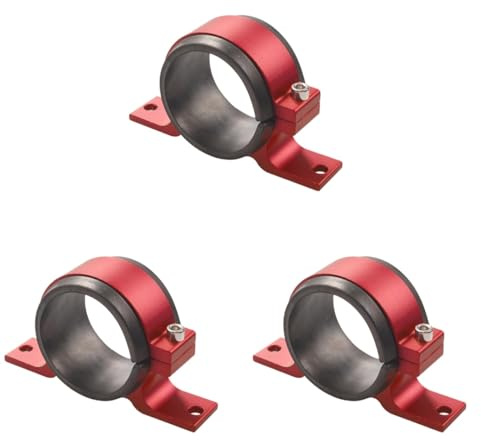 Gatuida Staffa Pompa Carburante Auto in Lega Di Alluminio 3 Pezzi Morsetto Universale 58Mm Con Cuscinetto in Gomma Per Filtro Benzina E Pompa Olio Supporto Resistente E Facile Da Installare
