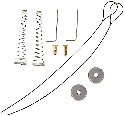 Homoyoyo 2sets Cavi Per Cancelli Con Molla Accessori Per Serrature Inossidabile Per Porte e Recinzioni Compatibile Con Porte Resistente Alla