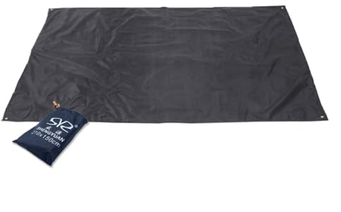 wasserdichte Zeltplane 210x150 cm für Camping und Outdoor Vordach Zeltunterlage wetterfest