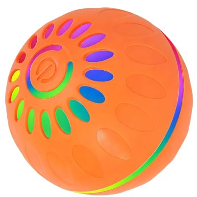 Rechory Pelota móvil para Perros – Suministros para Mascotas – Pelota eléctrica Inteligente para Gatos, para Perros, Cachorros, Razas pequeñas, Medianas y Grandes, Sala de Viaje, Interior y