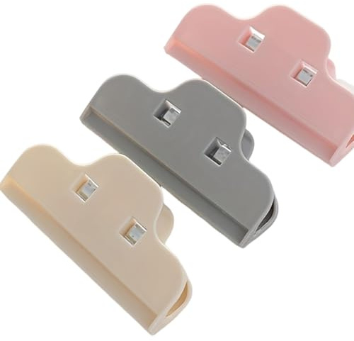 ZoraYorce 3 clips de plástico para pintura de diamantes, pinzas de sellado, herramienta de clip de punto de cruz, accesorios de pintura de diamantes