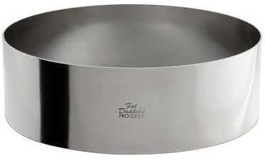 Fat Daddio's Stainless Steel Round Cake & Pastry Ring, 9 x 3 Inch