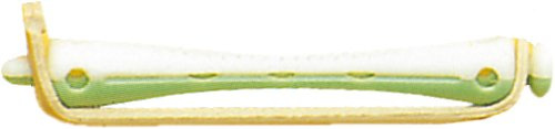 Fripac-Medis Dauerwellwickler LW7K, kurz, Beutel mit 10 Stück, Durchmesser 5 mm, weiß/grün