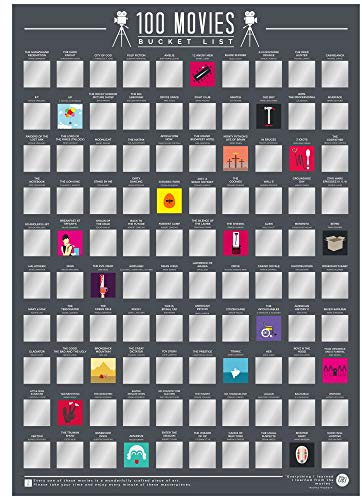 Gift Republic GR630004 100 Filme — Rubbel-Bucket-List-Poster