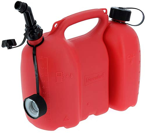 GT Garden Bidon Double pour Essence et Huile - 6 et 3 litres