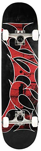 TITUS Skateboard Stained Schranz Größe 7.5 Komplettboard, 7 Schichten Ahornholz, Skateboard in schwarz, bereits fertig montiert, Board für Anfänger, Profis, Jugendliche, Erwachsene, Mädchen, Junge