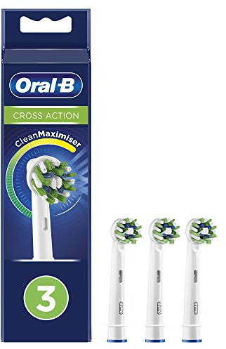 Oral-B Crossaction Aufsteckbürsten mit Cleanmaximiser Technologie, 3 Stück