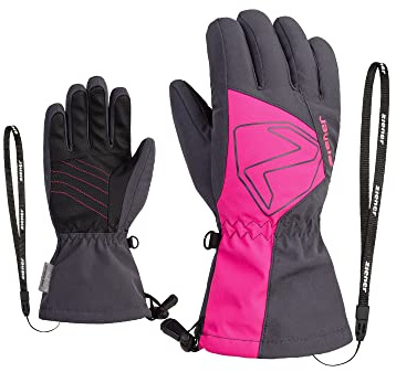 Ziener Skihandskar för barn Laval | vattentäta extra varma, ull, ombre washed, 7