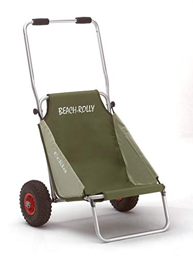 NATIV Beach-Rolly Eckla die Transporthilfe für Kanus, Kajaks, Boote, Angelzubehör und Freizeitzubehör mit Lufträder
