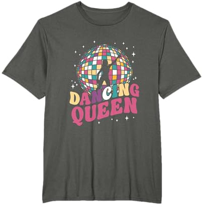 Dancing Queen - Party Girl - 90er Jahre 80er Frauen Damen T-Shirt