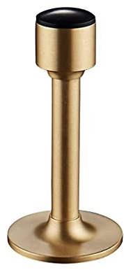 Messing-Türstopper, lochfreier Badezimmer-Türstopper, robuster Boden- und Wandmontage-Stoßstangen-Türhalter (Size : Big)