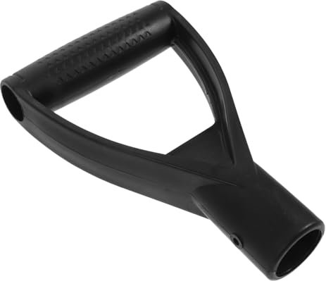 Kunststoff Schaufelgriff mit D-Form, Schwarz, Ersatzstiel