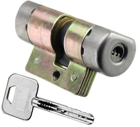 SchließZylinder Sicherheitstürschloss Core Security Vintage Eingang Außentürschloss Zylinder Ziehgriff Schlosskörper Universal Zylinderschloss(Color:53(2330))