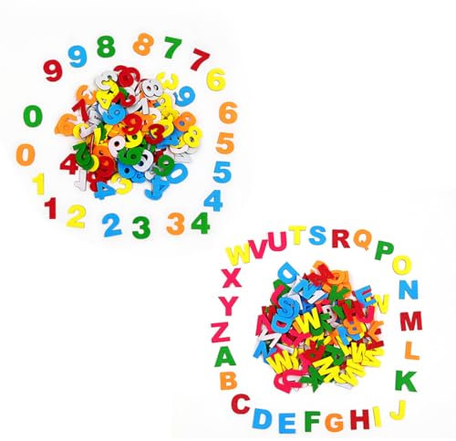 200 Stück Sticker Buchstaben Glitzer Zahlen Aufkleber Moosgummi Schaumstoff Selbstklebend Alphabet Stern Herz Einschulung Deko Schulkind Kinder Schulanfang, Buchstaben Aufkleber, Klebebuchstaben