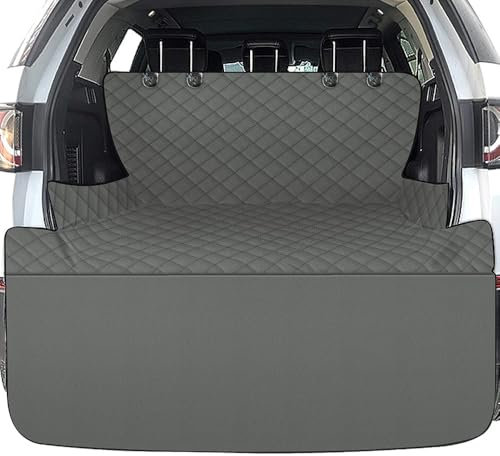 Kofferraumschutz Hund gesteppt für Seat Ibiza 5-türer XCELLENCE ab Bj.2018,Ladekantenschutz Hundedecke Auto Kofferraum Wasserdicht & Kratzfest Gesteppte Auto Hundedecke,Grey-2