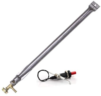 Bruciatore a Gas cm 50 ricambio universale per barbecue pietra ollare pietra lavica piastra ghisa (BRUCIATORE GAS METANO)