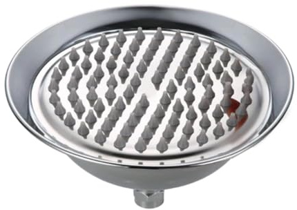 Baoblaze Pommeau de Douche à Effet Pluie, Facile à Installer pour Salle de Bain, rétro, Remplacement Robuste pour Douche Vintage 8 Pouces, Chrome