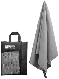 Lorrtta Microfibre Beach Towel, Ultra Lightweight Compact Quick Dry Travel Towel with Mesh Bag, Perfect Sports Towel for Camping