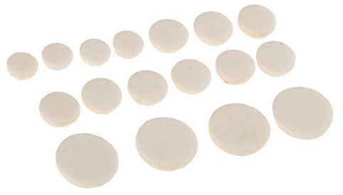17 Stück Eb Klarinette Key Cushion Pads Matte für Holzblasinstrumente Teile