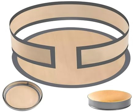 Silikon Backmatte für Springform-Pfanne 9 Zoll, verhindern, dass Kuchen an Boden und Seite klebt, Käsekuchen-Pfannen-Schutzmatte, einfache Reinigung und nicht krank