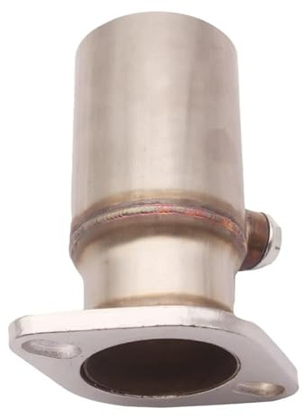 Collettori Di Scarico Downpipe Di Scarico Da 3 In Acciaio Inox A 2,5 Con Flangia Di Riduzione A 2 Bulloni E Tappo O2 HLWXMDZ