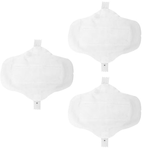 CONGARTENO 3 Stück-pack Waschbare Damenbinden aus Baumwolle 18cm mit Verstecktem Knopf und Rutschfestem Design für Nachhaltige Hygiene im Alltag
