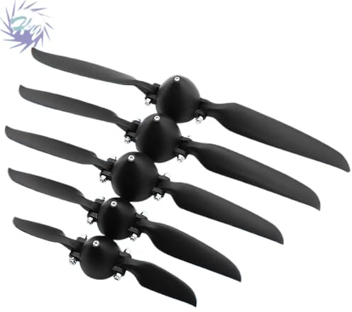 1 Set HY Plastic Electric Model Glider With Folding Propeller Assembly Paddle Diameter 6 To 13. 5 Inch Compatible With RC Airplane Parts(1 set 9.5x8)