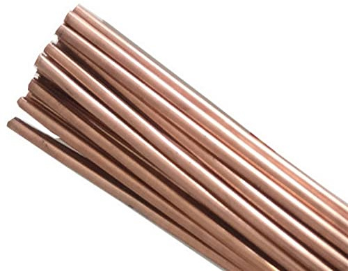 1,0 mm/3,0 mm Messingummantelter Schweißdraht – 500 mm Länge, 1 kg Phosphorkupfer for glatte Schweißnähte(2.0mm)